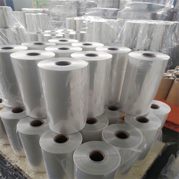 خاصية انكماش ممتازة 12μM 15μM 19μM 25μM 30μM POF فيلم قابل للسحب بولي أوليفين يتقلص الفيلم لفة للخيط